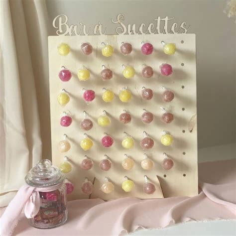 Pr Sentoir Bar Sucettes Modern Confetti