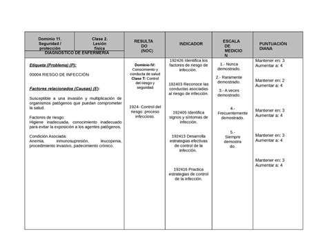 Place Riesgo De Infeccion Dominio Seguridad Protecci N Clase