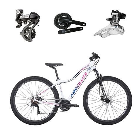 Bicicleta Aro Absolute Hera Feminina Shimano Altus V Freios A