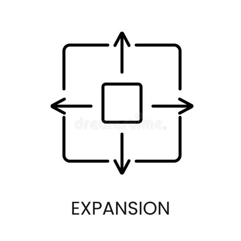 Extension Vector Line Icon With Editable Stroke Stock Vector