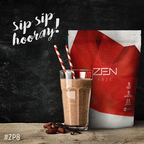 Sip sip hooray! 📣👐 Zen Fuze protein shakes feature an ultra-premium ...