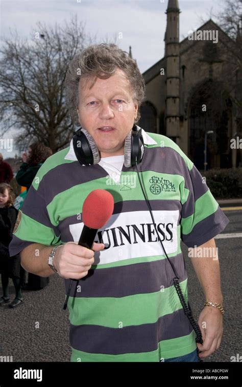 St Patricks Day In Birmingham 2007 Bob Brolly Irish Radio Presenter On