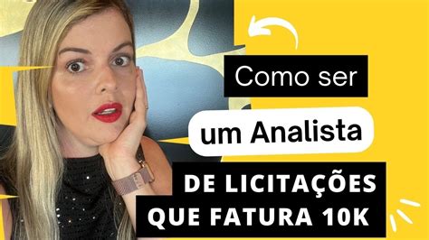 Como ser um analista Master que fatura acima de 10 mil por mês YouTube