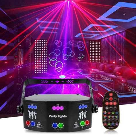 Buy Professional Disco Lights For Party15 Eyes Rgbuv Dj Rave Stage Light By Dmx 512 Control