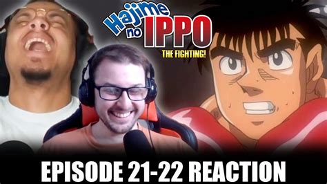 IPPO VS THE SHOTGUN HAJIME NO IPPO EP 21 22 REACTION VIDEO YouTube