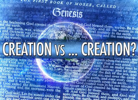 Penny Pinching Prose Creation Vs Creation Christians Need To Get