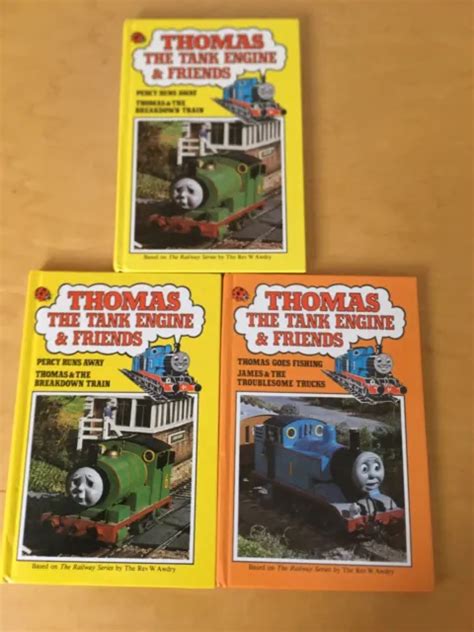 THOMAS THE TANK Engine And Friends Books X 3 Pre Owned Condiion EUR 5