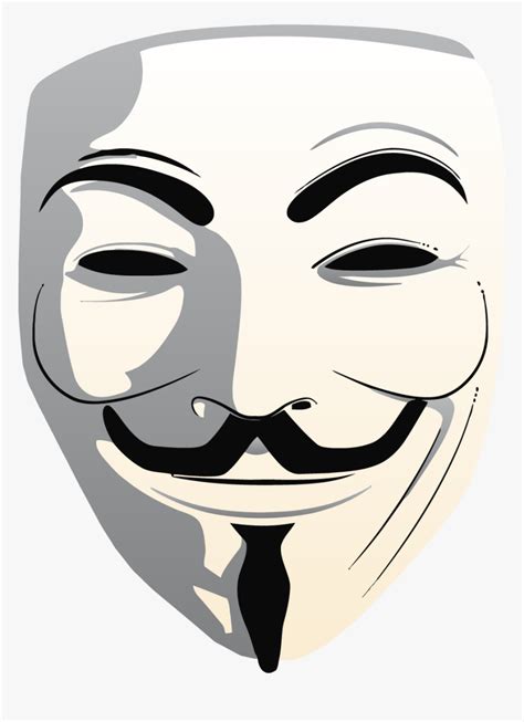 Guy Fawkes Mask Anonymous - Anonymous Mask Transparent Background, HD ...