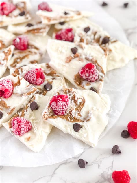 Healthy Frozen Yogurt Bark Semisweet Bites