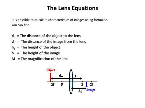 Ppt The Lens Equations Powerpoint Presentation Free Download Id