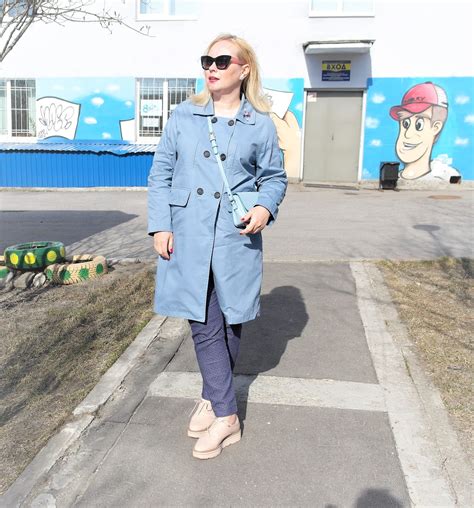 Ootd Baby Blue Trench