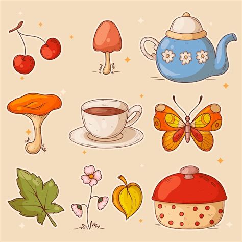 Free Vector Hand Drawn Cottagecore Element