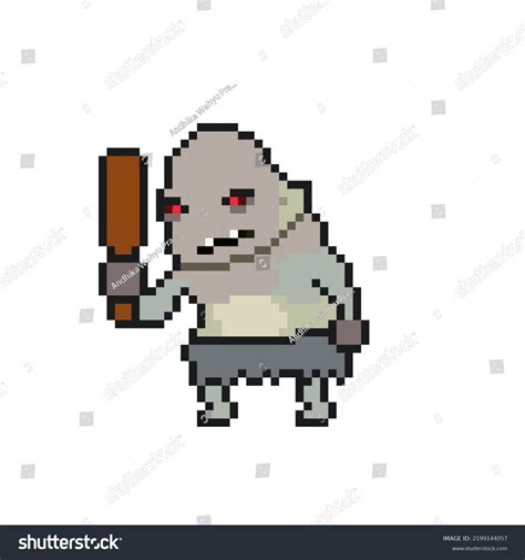 Goblin Pixel Art Pixel Character Retro Stock Illustration 2199144057 | Shutterstock