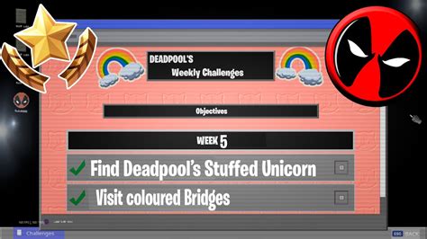 How To Complete Deadpool Week 5 Challenges Find Deadpools Unicorn