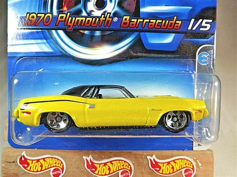 Hot Wheels Kmart Exclusive Mopar Madness PLYMOUTH BARRACUDA Yellow Contemporary