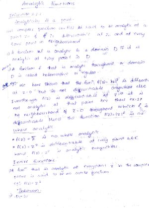 Chap Exponential And Logarithmic Functions Complex Analysis Bsc