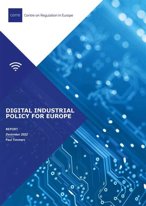 Digital Industrial Policy For Europe Cerre