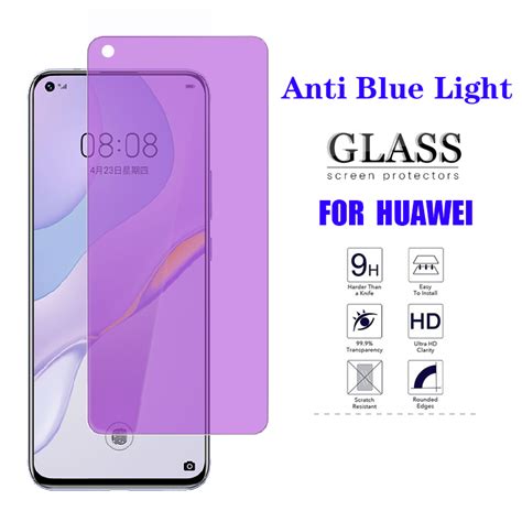 Anti Blue Light Ray Tempered Glass Huawei Nova 9 SE Y70 Plus 8i 8 7 5G