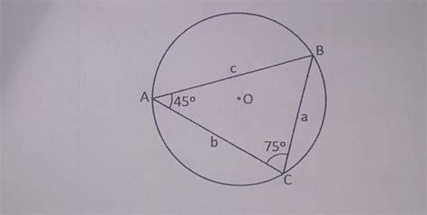 10 O Triângulo Abc Representado Na Figura Está Inscrito Em Um Circulo
