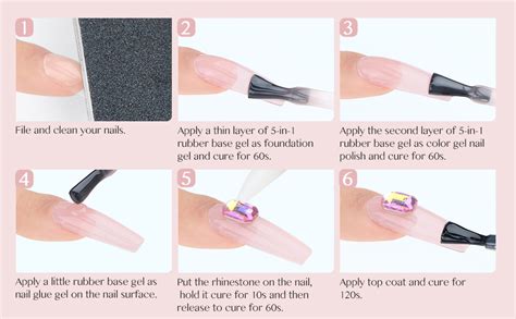 Amazon Saviland In Rubber Base Nail Gel Sheer Pink Biabs