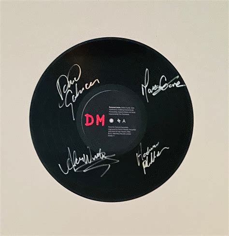 Depeche Mode Signed Vinyl Record Etsy