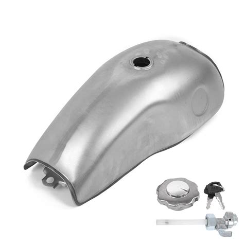 Buy Universal Motorcycle Fuel Tank L Gallon Iron Unpainted