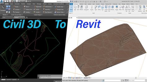 How To Import Topographical Contour Surface From Civil 3D To Revit