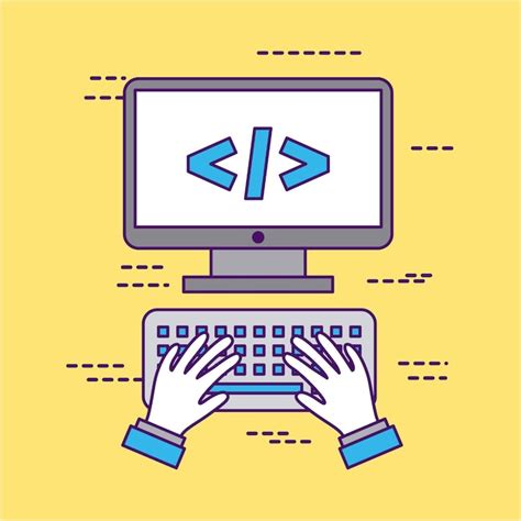 Códigos Informáticos De Desarrollo Vector Premium