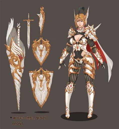 Black Desert Valkyrie By Limseongjun Conceito De Personagem Feminina