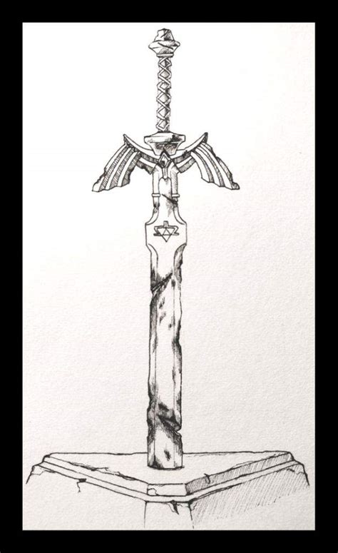 Inktober_Day6 - 'Sword' | Zelda Amino