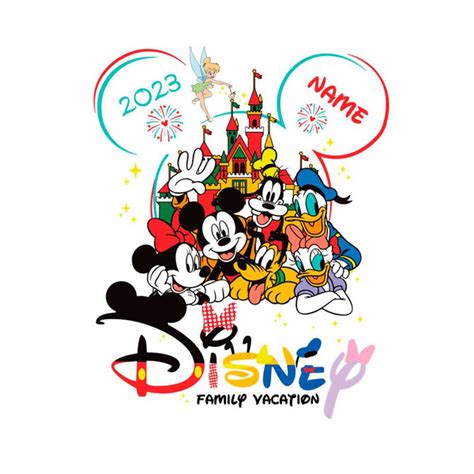 Disney Family Vacation 2023 Disney Friend SVG Cutting Files | Inspire ...