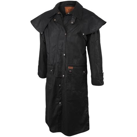 Outback Trading Co Low Rider Long Oilskin Duster Jacket