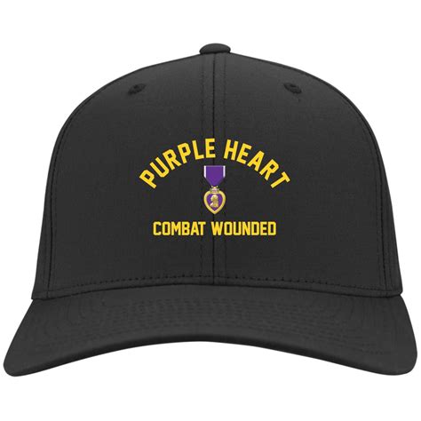 Purple Heart Combat Wounded Hat Cap Lelemoon