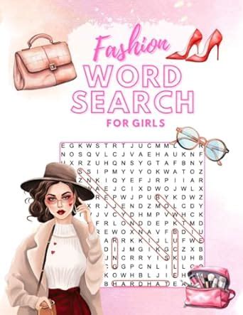 Fashion Word Search For Girls Fashion Word Search Challenging For All