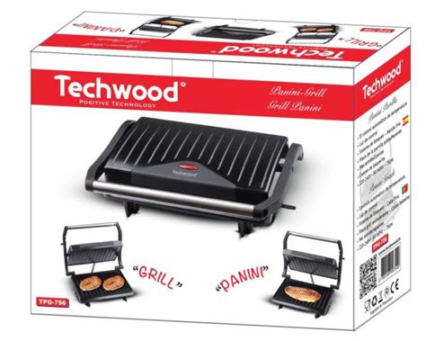 Techwood GRILL VIANDE PANINEUSE TPG 755 Au Meilleur Prix En Tunisie