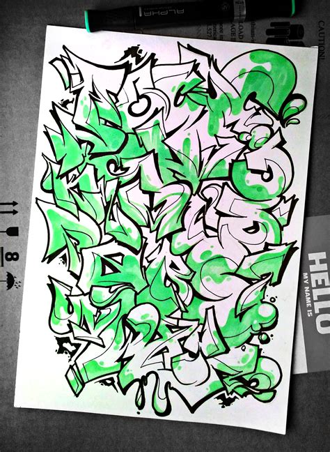 sketches graffiti on Behance