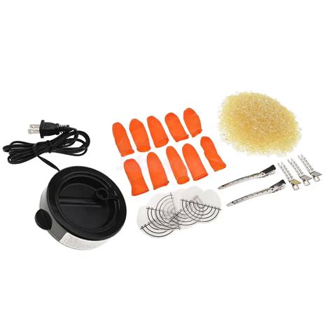 Hot Fusion Glue Keratin Melt Hot Pot Hair Extension Tools Kit With Free Glue Beads EU Plug In