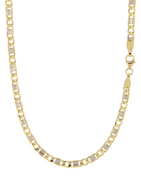 Collana Uomo Oro Giallo Bianco Gl Gioiellerialucchese It