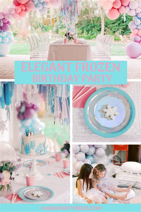 Karas Party Ideas Elegant Frozen Birthday Party Karas Party Ideas