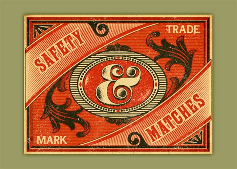 Vintage Matchbox Labels On Behance
