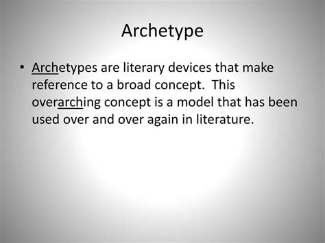 Archetypes There Are Archetypal Themes Archetypal Characters And