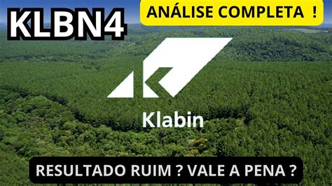 Klbn Klabin An Lise Completa E Resultado A O Vai Cair Risco Ou