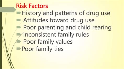 Risk And Protective Factors Using Drugs Pptx