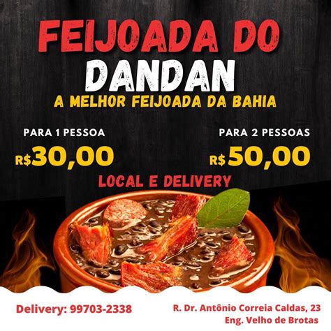 Menu Em FEIJOADA DO DANDAN Restaurante Salvador