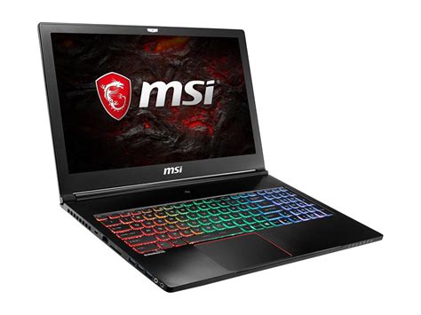 MSI GS Series GS63VR STEALTH PRO 229 15 6 IPS GTX 1060 6 GB I7 7700HQ