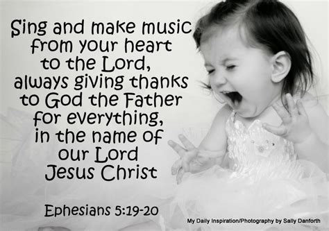 Sing And Make Music From Your Heart To The Lord