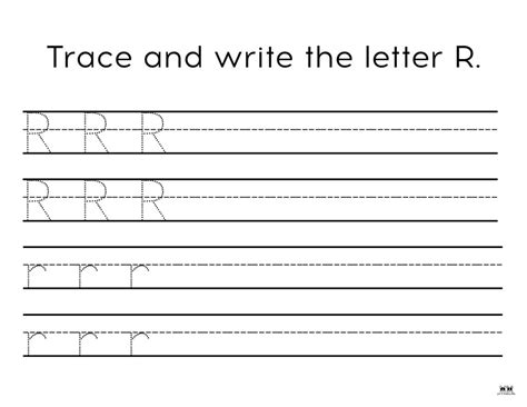 Letter R Worksheets 50 Free Printables Printabulk