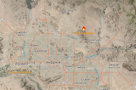 Arizona Fire Map, Update as Questions Raised Over Origins of Diamond ...