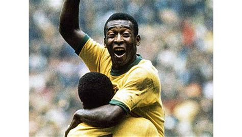 Pele Signed 1970 World Cup Final Display CharityStars