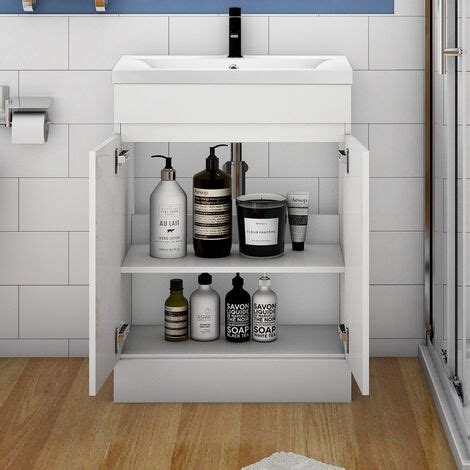 Acezanble 500mm Bathroom Vanity Units With Basin Cabinet Storage Sink